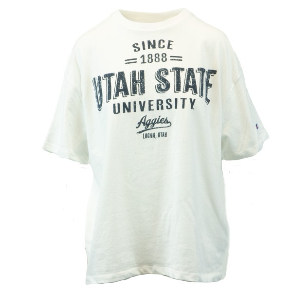 Women's Champion Utah State Aggies Since 1888 T-Shirt white